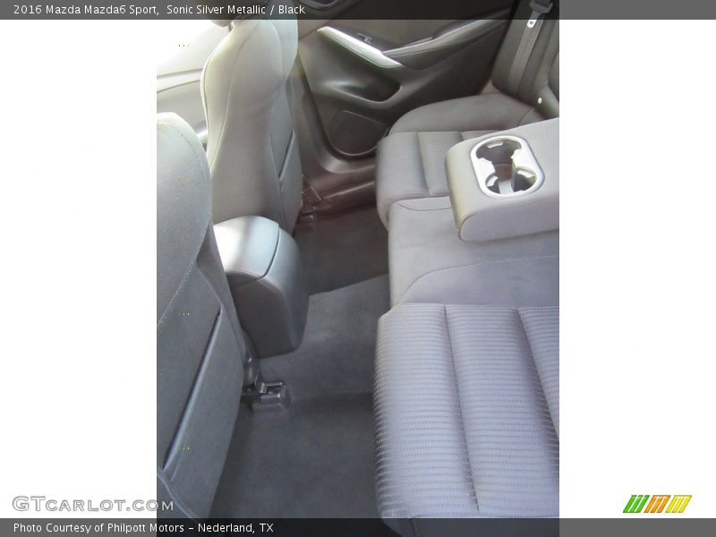 Sonic Silver Metallic / Black 2016 Mazda Mazda6 Sport