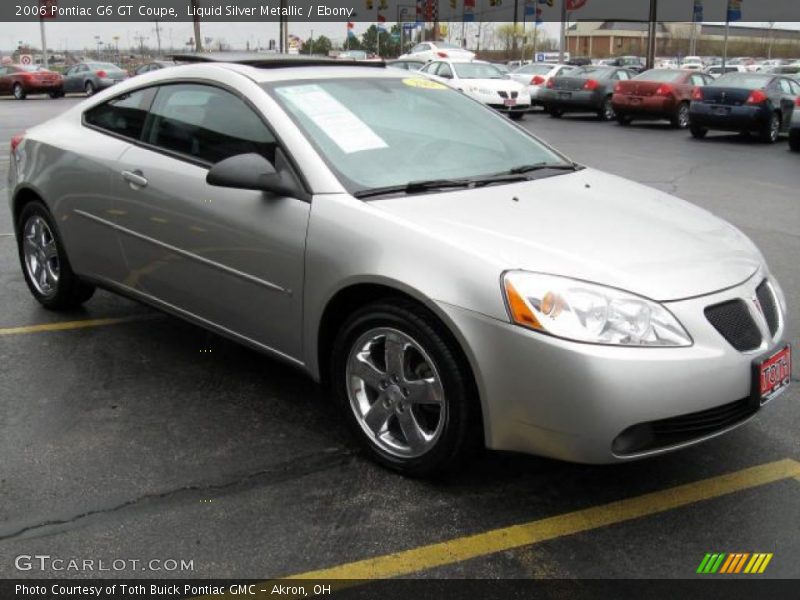 Liquid Silver Metallic / Ebony 2006 Pontiac G6 GT Coupe