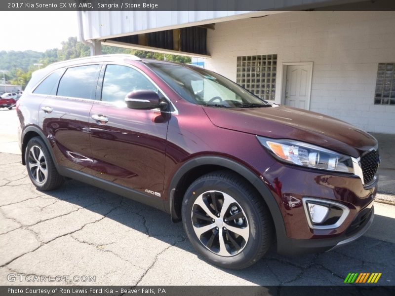 Front 3/4 View of 2017 Sorento EX V6 AWD
