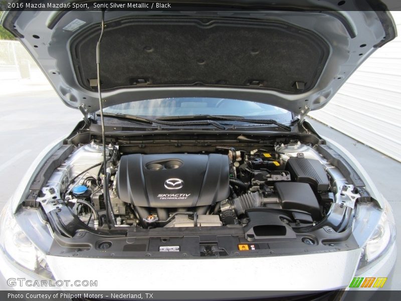 Sonic Silver Metallic / Black 2016 Mazda Mazda6 Sport