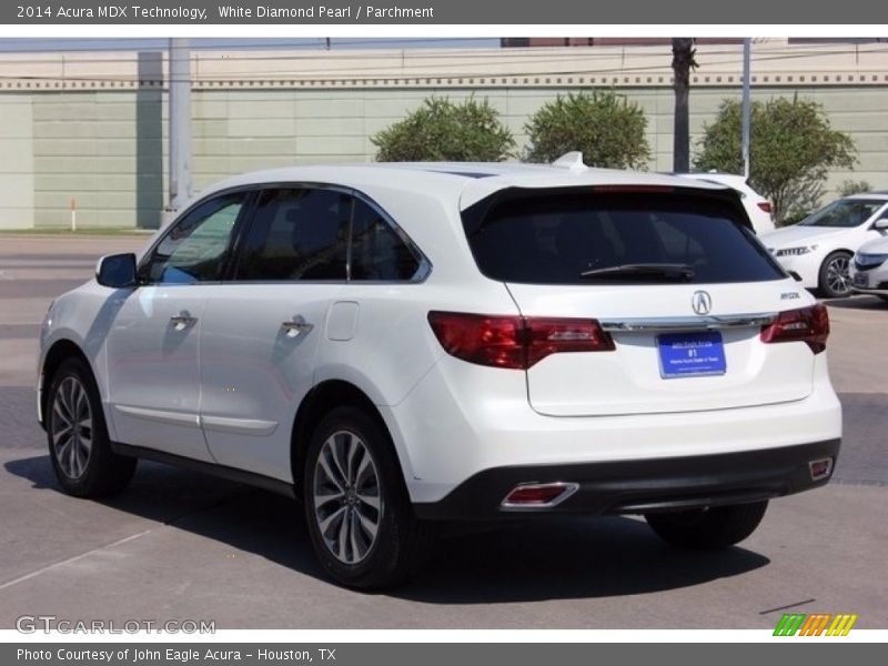 White Diamond Pearl / Parchment 2014 Acura MDX Technology