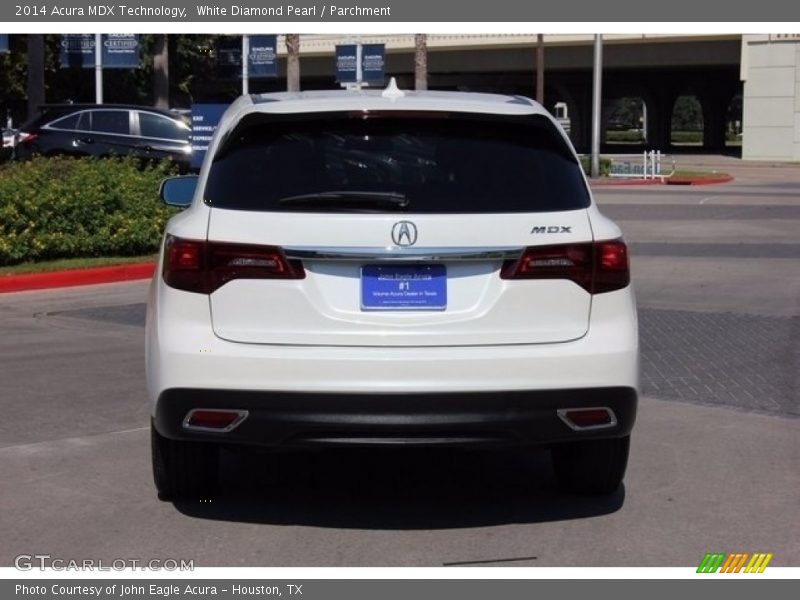 White Diamond Pearl / Parchment 2014 Acura MDX Technology