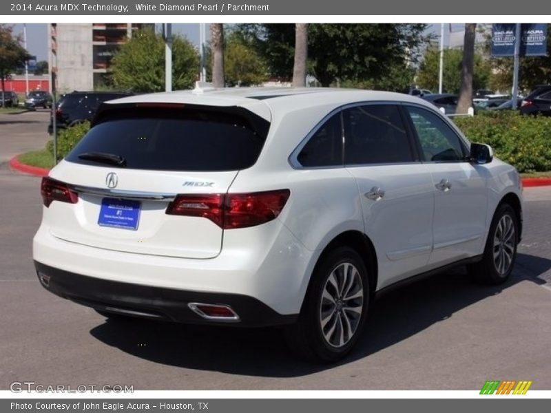 White Diamond Pearl / Parchment 2014 Acura MDX Technology