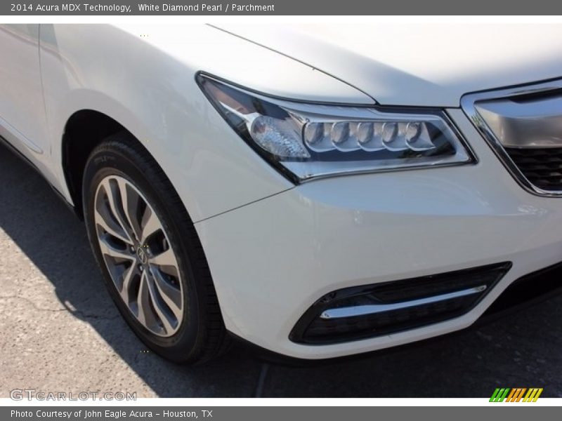 White Diamond Pearl / Parchment 2014 Acura MDX Technology