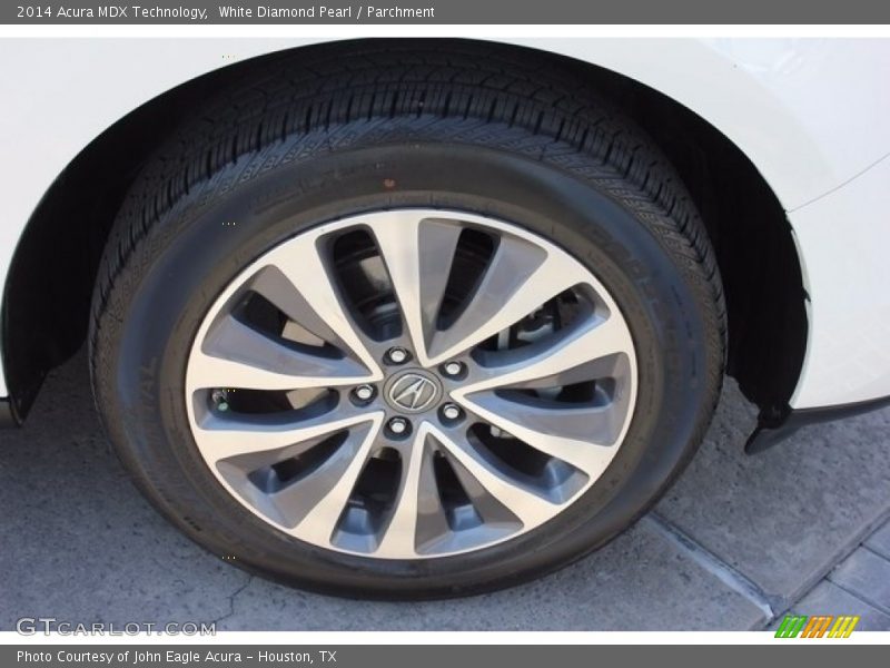 White Diamond Pearl / Parchment 2014 Acura MDX Technology
