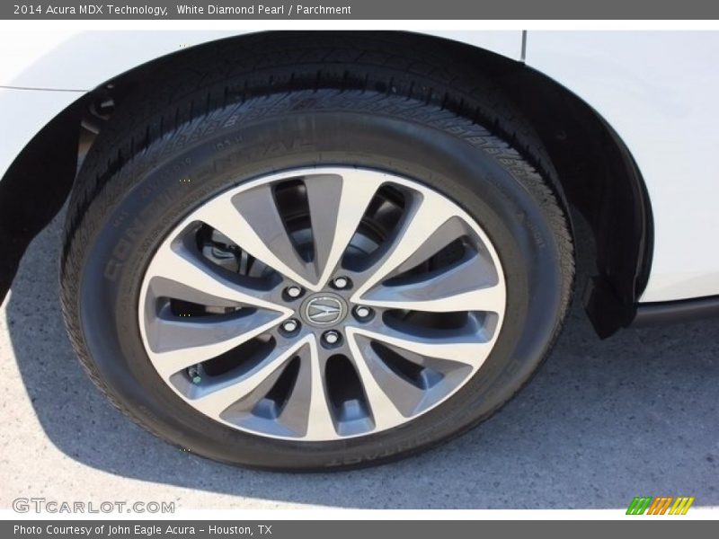 White Diamond Pearl / Parchment 2014 Acura MDX Technology