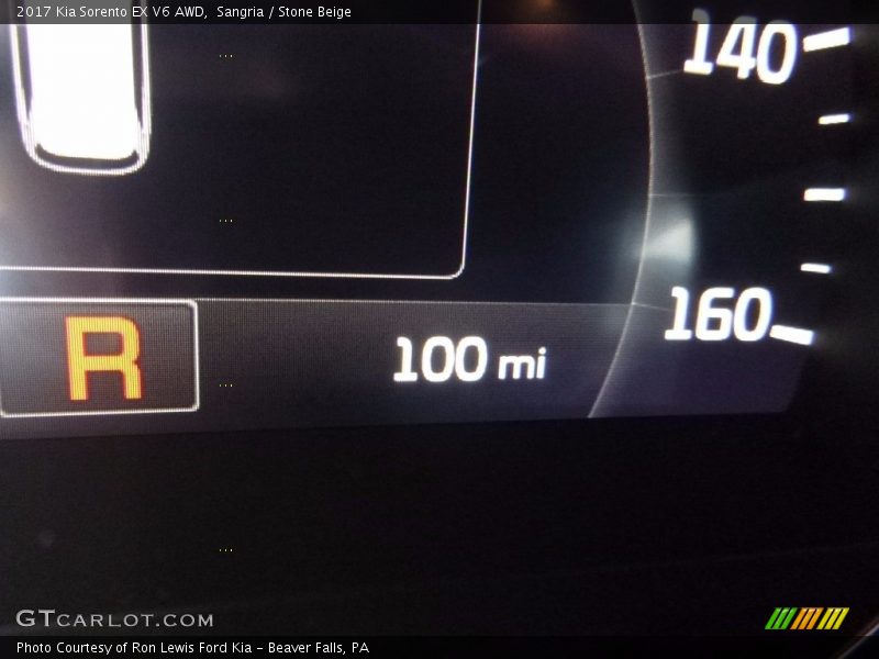 Sangria / Stone Beige 2017 Kia Sorento EX V6 AWD
