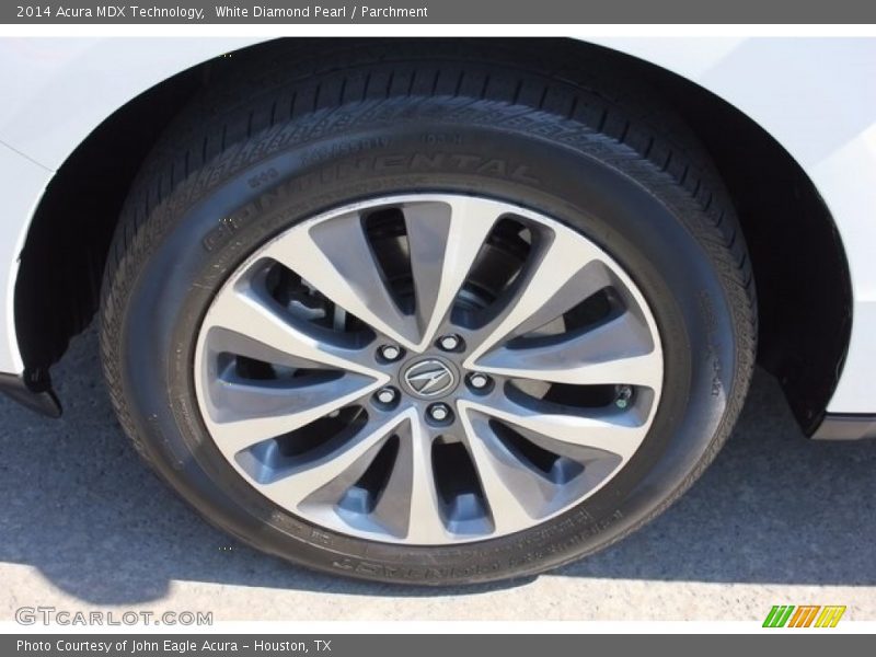 White Diamond Pearl / Parchment 2014 Acura MDX Technology