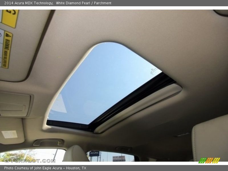 White Diamond Pearl / Parchment 2014 Acura MDX Technology