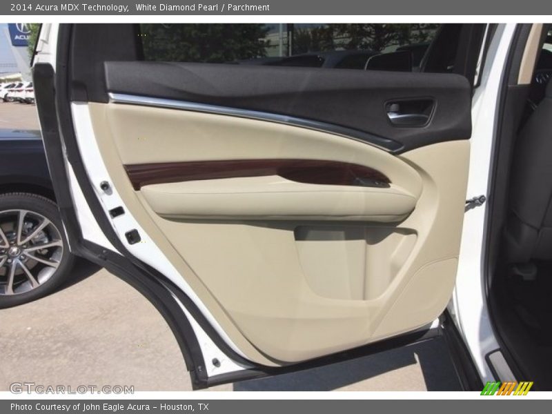 White Diamond Pearl / Parchment 2014 Acura MDX Technology