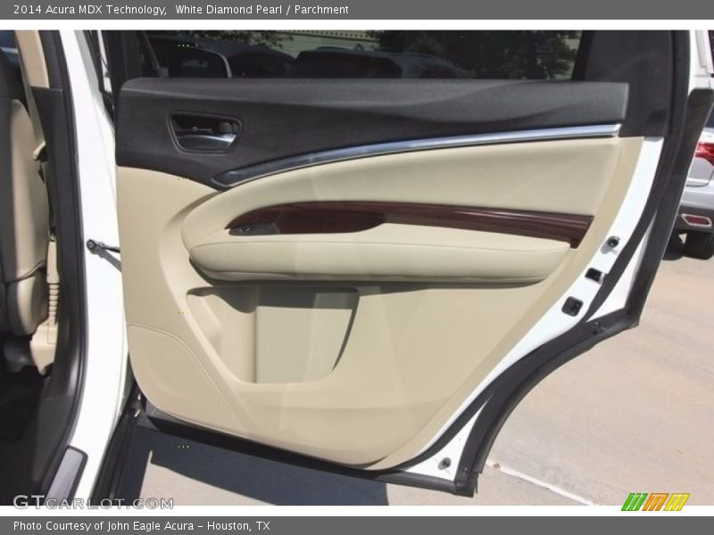 White Diamond Pearl / Parchment 2014 Acura MDX Technology