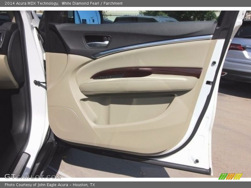 White Diamond Pearl / Parchment 2014 Acura MDX Technology