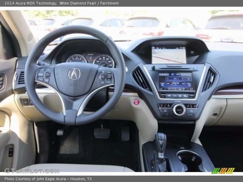 White Diamond Pearl / Parchment 2014 Acura MDX Technology