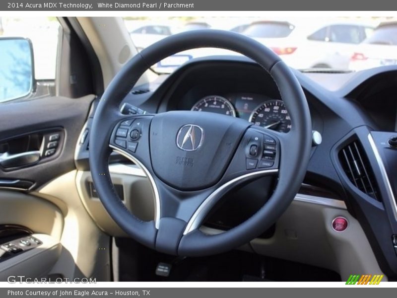 White Diamond Pearl / Parchment 2014 Acura MDX Technology