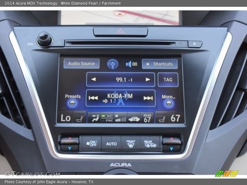 White Diamond Pearl / Parchment 2014 Acura MDX Technology