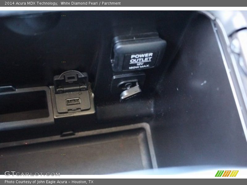 White Diamond Pearl / Parchment 2014 Acura MDX Technology