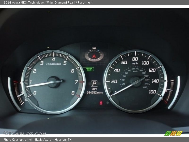 White Diamond Pearl / Parchment 2014 Acura MDX Technology