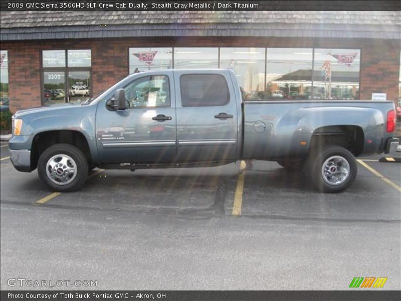 Stealth Gray Metallic / Dark Titanium 2009 GMC Sierra 3500HD SLT Crew Cab Dually