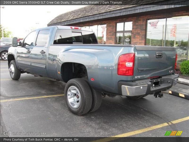 Stealth Gray Metallic / Dark Titanium 2009 GMC Sierra 3500HD SLT Crew Cab Dually