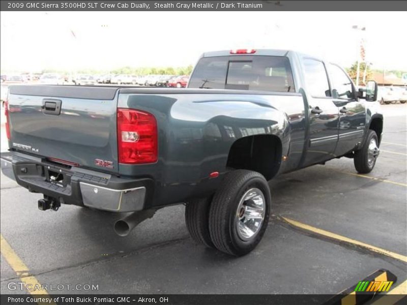 Stealth Gray Metallic / Dark Titanium 2009 GMC Sierra 3500HD SLT Crew Cab Dually