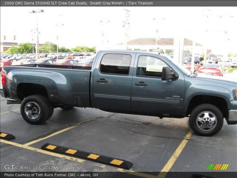 Stealth Gray Metallic / Dark Titanium 2009 GMC Sierra 3500HD SLT Crew Cab Dually