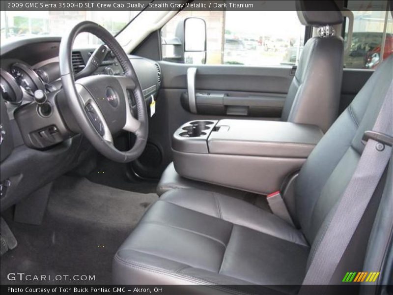 Stealth Gray Metallic / Dark Titanium 2009 GMC Sierra 3500HD SLT Crew Cab Dually