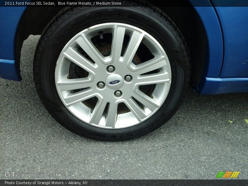 Blue Flame Metallic / Medium Stone 2011 Ford Focus SEL Sedan