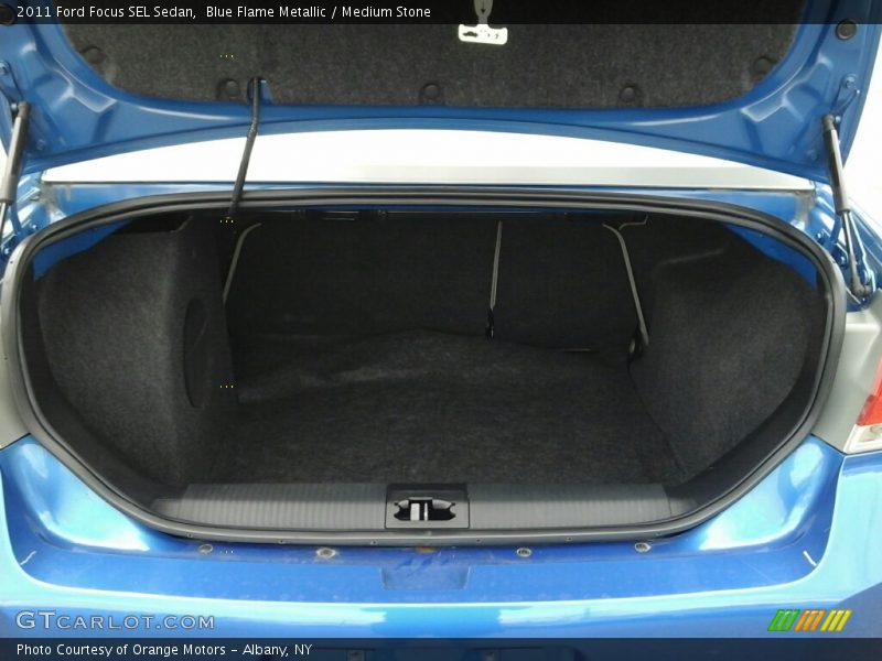 Blue Flame Metallic / Medium Stone 2011 Ford Focus SEL Sedan