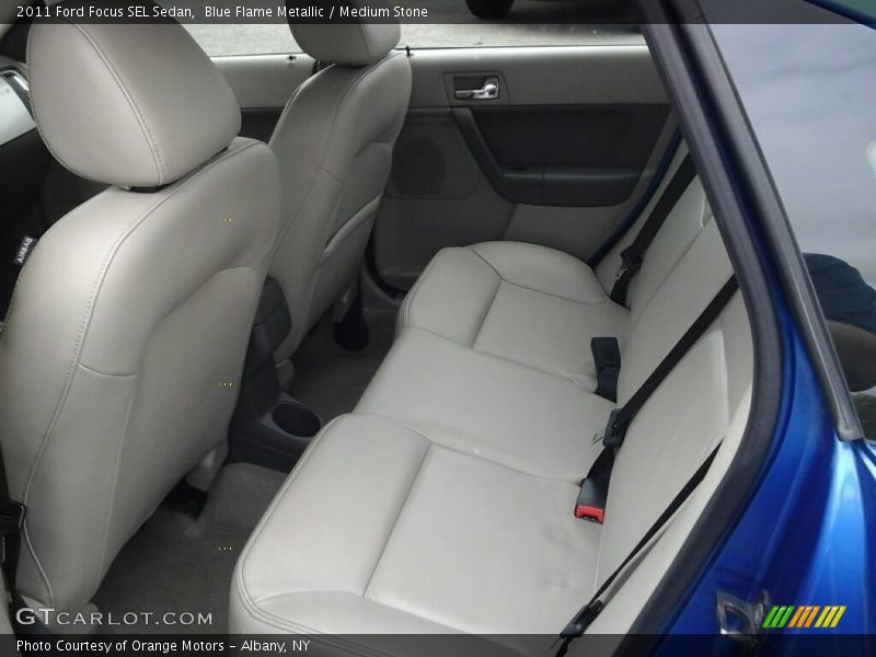 Blue Flame Metallic / Medium Stone 2011 Ford Focus SEL Sedan
