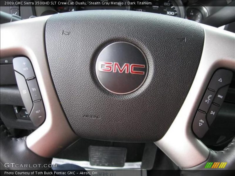 Stealth Gray Metallic / Dark Titanium 2009 GMC Sierra 3500HD SLT Crew Cab Dually