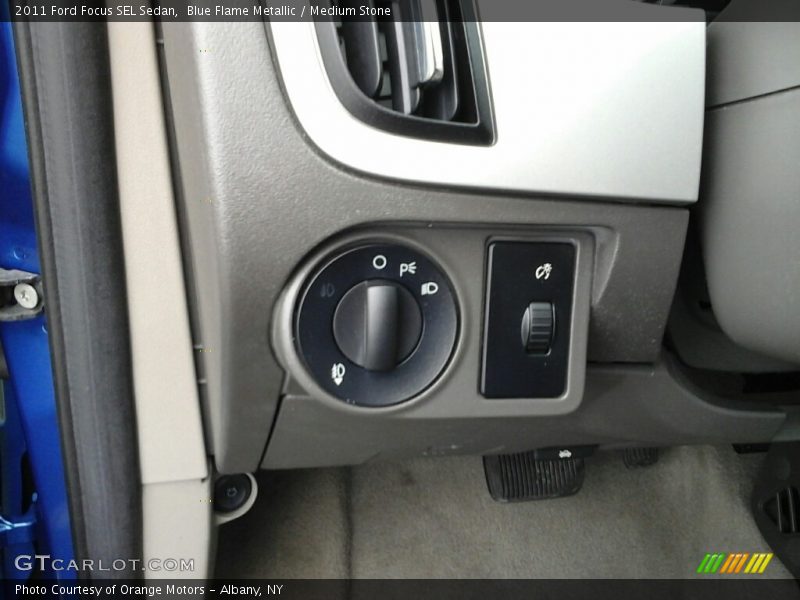 Blue Flame Metallic / Medium Stone 2011 Ford Focus SEL Sedan