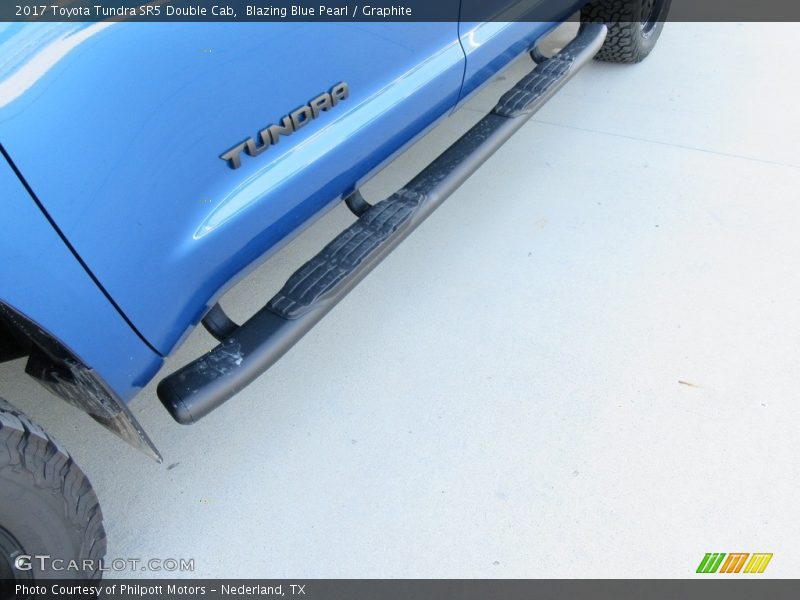 Blazing Blue Pearl / Graphite 2017 Toyota Tundra SR5 Double Cab