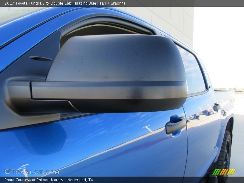 Blazing Blue Pearl / Graphite 2017 Toyota Tundra SR5 Double Cab