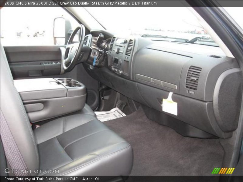 Stealth Gray Metallic / Dark Titanium 2009 GMC Sierra 3500HD SLT Crew Cab Dually