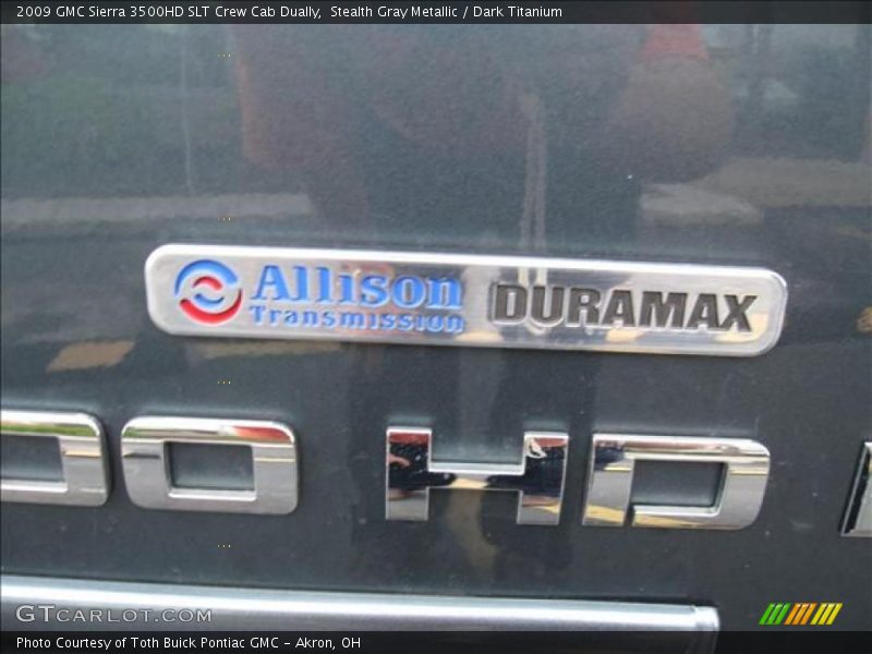 Stealth Gray Metallic / Dark Titanium 2009 GMC Sierra 3500HD SLT Crew Cab Dually
