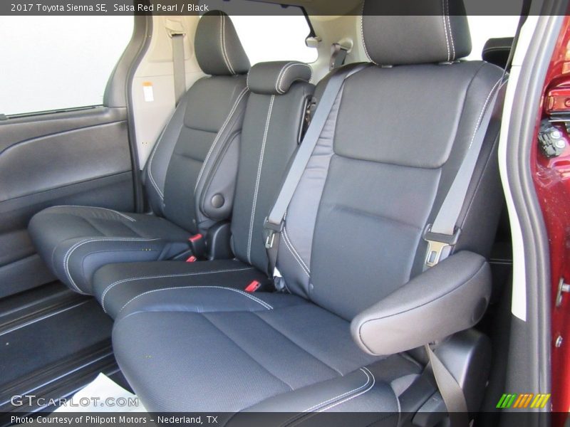 Rear Seat of 2017 Sienna SE