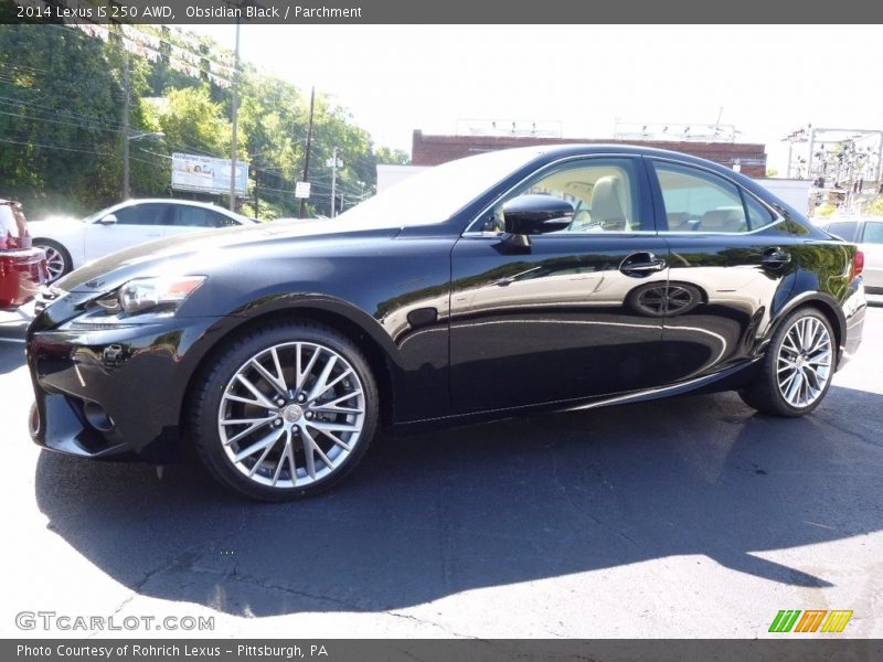 Obsidian Black / Parchment 2014 Lexus IS 250 AWD
