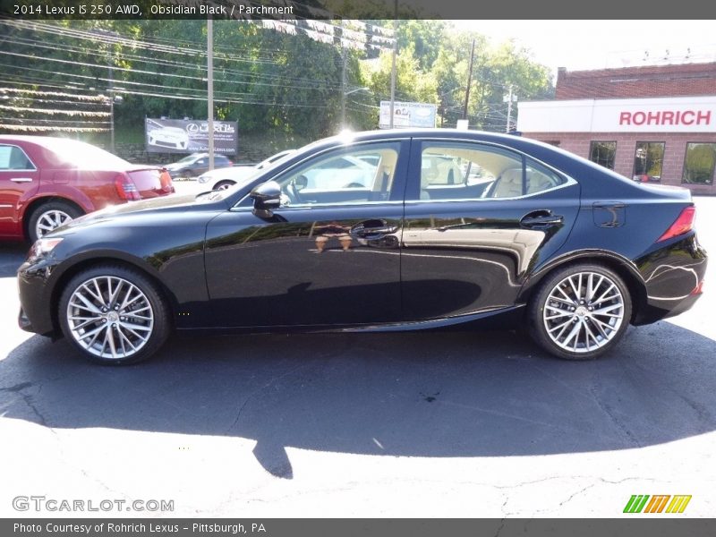 Obsidian Black / Parchment 2014 Lexus IS 250 AWD