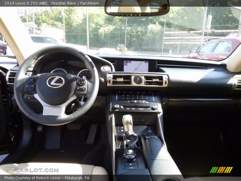 Obsidian Black / Parchment 2014 Lexus IS 250 AWD