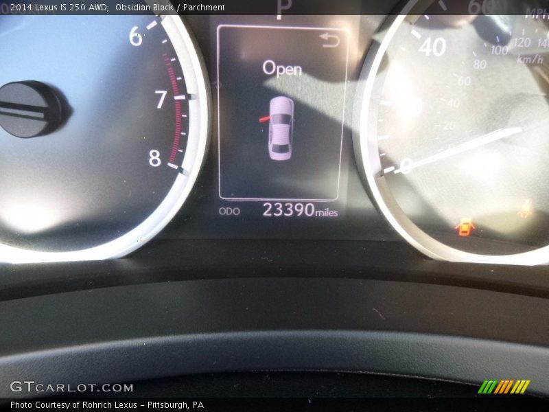 Obsidian Black / Parchment 2014 Lexus IS 250 AWD
