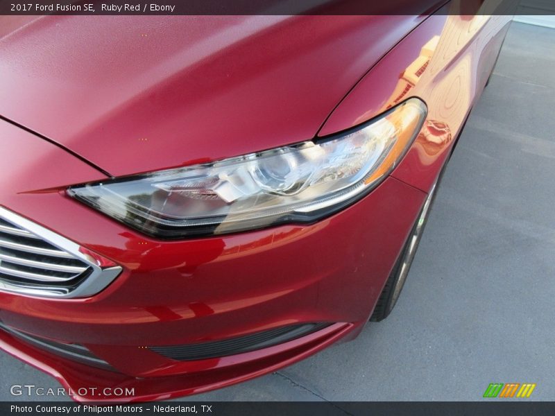 Ruby Red / Ebony 2017 Ford Fusion SE