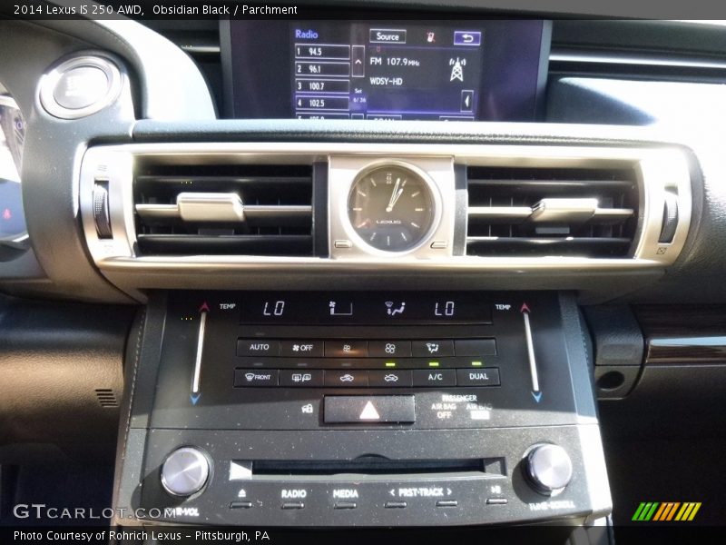 Obsidian Black / Parchment 2014 Lexus IS 250 AWD