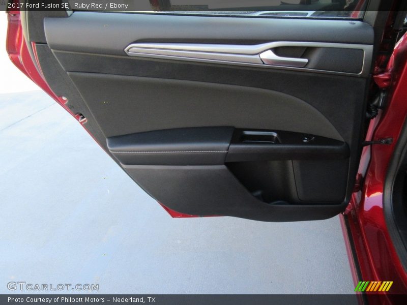Ruby Red / Ebony 2017 Ford Fusion SE