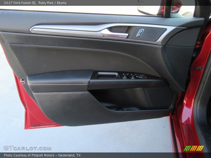 Ruby Red / Ebony 2017 Ford Fusion SE
