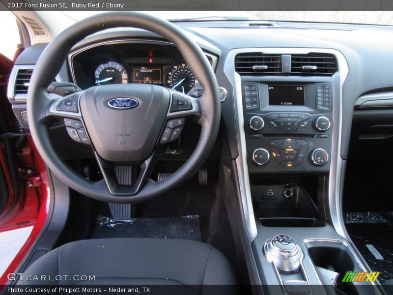 Ruby Red / Ebony 2017 Ford Fusion SE