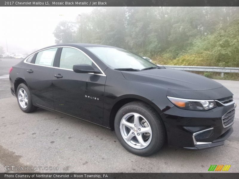 Mosaic Black Metallic / Jet Black 2017 Chevrolet Malibu LS