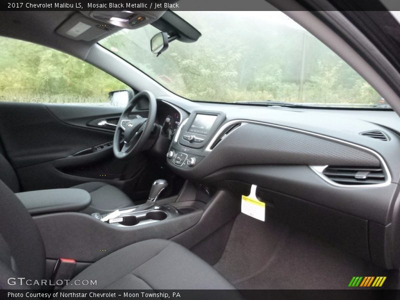 Mosaic Black Metallic / Jet Black 2017 Chevrolet Malibu LS