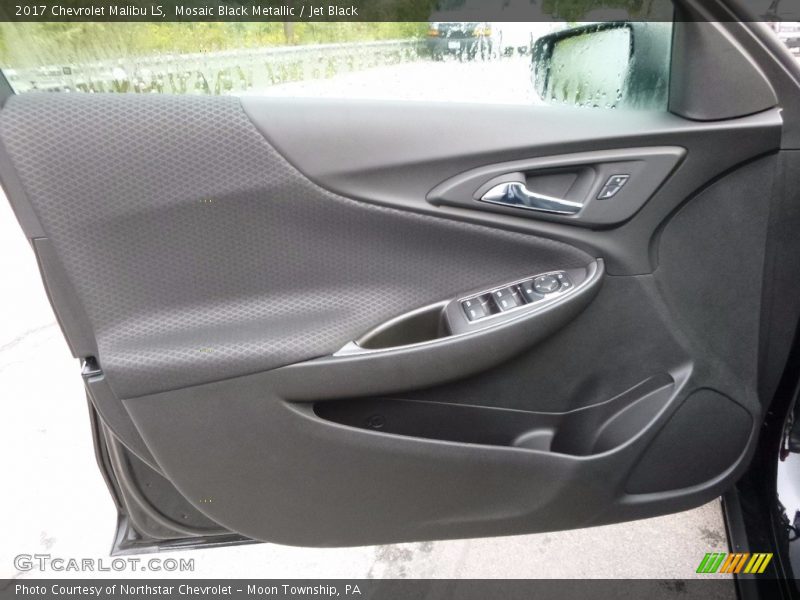 Mosaic Black Metallic / Jet Black 2017 Chevrolet Malibu LS