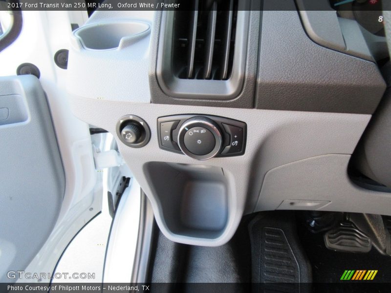 Oxford White / Pewter 2017 Ford Transit Van 250 MR Long
