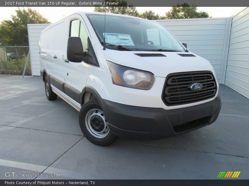 Oxford White / Pewter 2017 Ford Transit Van 150 LR Regular
